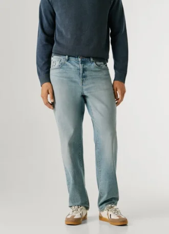 Jeans mit geradem Schnitt und mittlerer Leibhöhe – Dalston