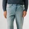 Jeans mit geradem Schnitt und mittlerer Leibhöhe – Dalston