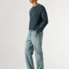 Jeans mit geradem Schnitt und mittlerer Leibhöhe – Dalston