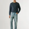 Jeans mit geradem Schnitt und mittlerer Leibhöhe – Dalston