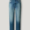 Jeans mit geradem Schnitt und mittlerer Leibhöhe – Dalston
