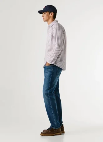 Jeans mit gerader Passform und mittlerer Leibhöhe – Cash