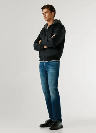 Jeans mit gerader Passform und mittlerer Leibhöhe – Cash