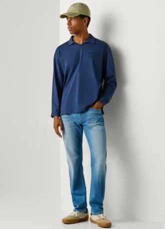 Jeans mit gerader Passform und mittlerer Leibhöhe – Cash