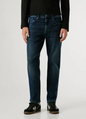 Jeans mit gerader Passform und mittlerer Leibhöhe – Cash
