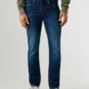 Jeans mit gerader Passform und mittlerer Leibhöhe – Cash