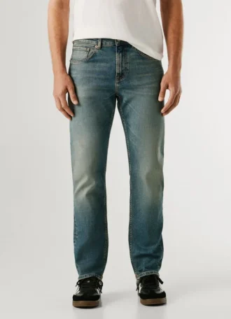 Jeans mit gerader Passform und mittlerer Leibhöhe – Cash