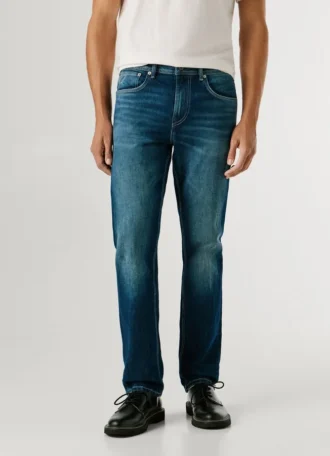 Jeans mit gerader Passform und mittlerer Leibhöhe – Cash