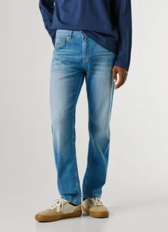Jeans mit gerader Passform und mittlerer Leibhöhe – Cash