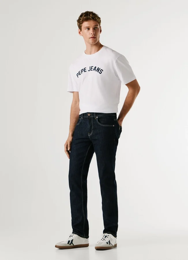 Jeans mit gerader Passform und mittlerer Leibhöhe – Cash Jeans mit gerader Passform und mittlerer Leibhöhe – Cash
