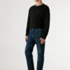 Jeans mit gerader Passform und mittlerer Leibhöhe – Cash