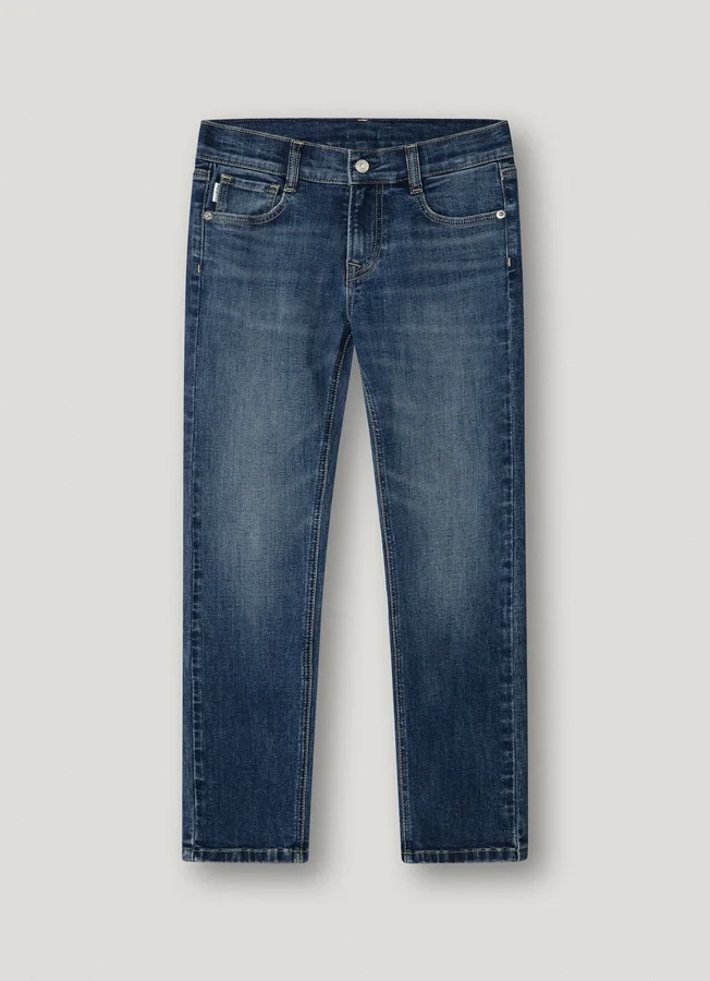 Jeans mit gerader Passform und mittlerer Leibhöhe – Cash Jeans mit gerader Passform und mittlerer Leibhöhe – Cash