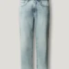 Jeans mit gerader Passform und mittlerer Leibhöhe – Cash