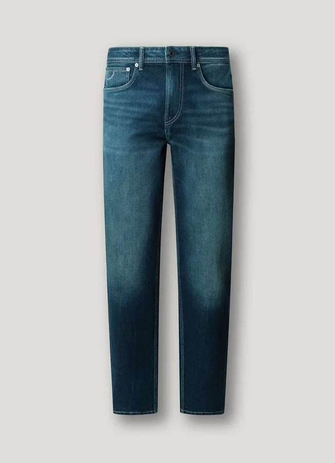 Jeans mit gerader Passform und mittlerer Leibhöhe – Cash Jeans mit gerader Passform und mittlerer Leibhöhe – Cash