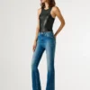 Jeans mit hoher Leibhöhe und ausgestelltem Schnitt – Dion