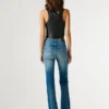 Jeans mit hoher Leibhöhe und ausgestelltem Schnitt – Dion