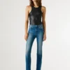 Jeans mit hoher Leibhöhe und ausgestelltem Schnitt – Dion