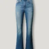 Jeans mit hoher Leibhöhe und ausgestelltem Schnitt – Dion