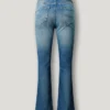 Jeans mit hoher Leibhöhe und ausgestelltem Schnitt – Dion