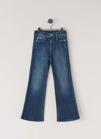 Jeans mit hoher Leibhöhe und ausgestelltem Schnitt – Willa