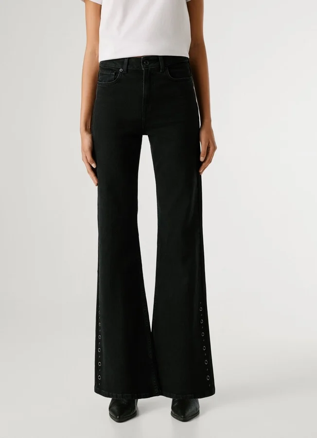 Jeans mit hoher Leibhöhe und ausgestelltem Schnitt – Willa Jeans mit hoher Leibhöhe und ausgestelltem Schnitt – Willa