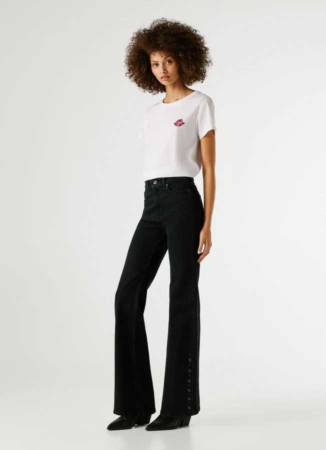 Jeans mit hoher Leibhöhe und ausgestelltem Schnitt – Willa Jeans mit hoher Leibhöhe und ausgestelltem Schnitt – Willa