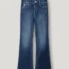 Jeans mit hoher Leibhöhe und ausgestelltem Schnitt – Willa