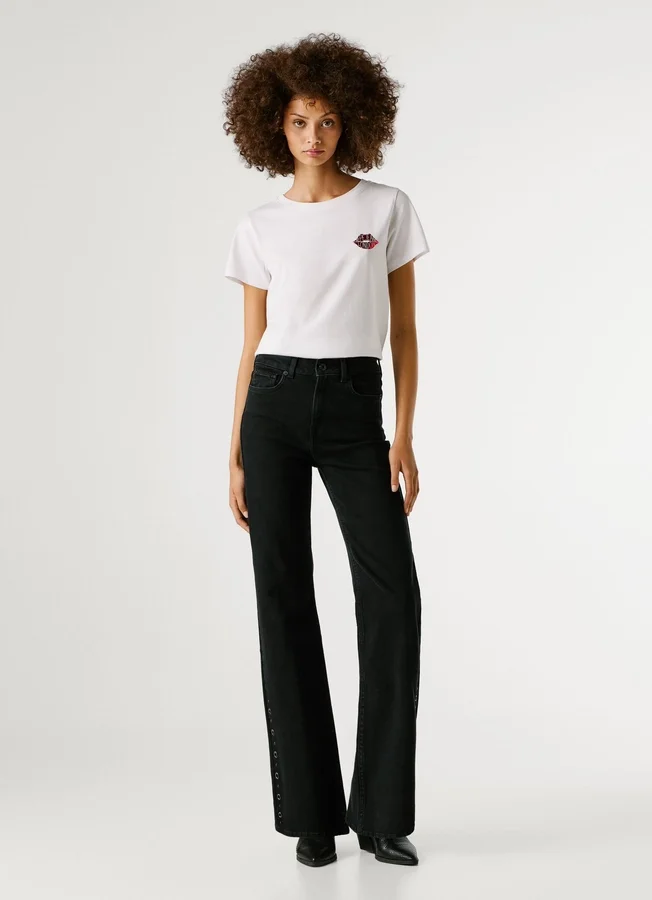 Jeans mit hoher Leibhöhe und ausgestelltem Schnitt – Willa Jeans mit hoher Leibhöhe und ausgestelltem Schnitt – Willa
