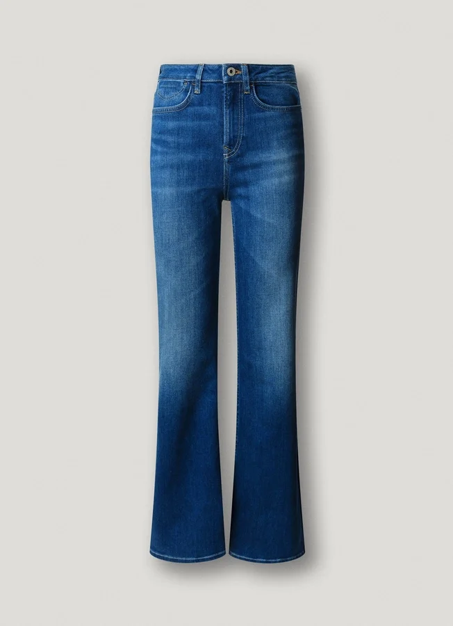 Jeans mit hoher Leibhöhe und ausgestelltem Schnitt – Willa Jeans mit hoher Leibhöhe und ausgestelltem Schnitt – Willa