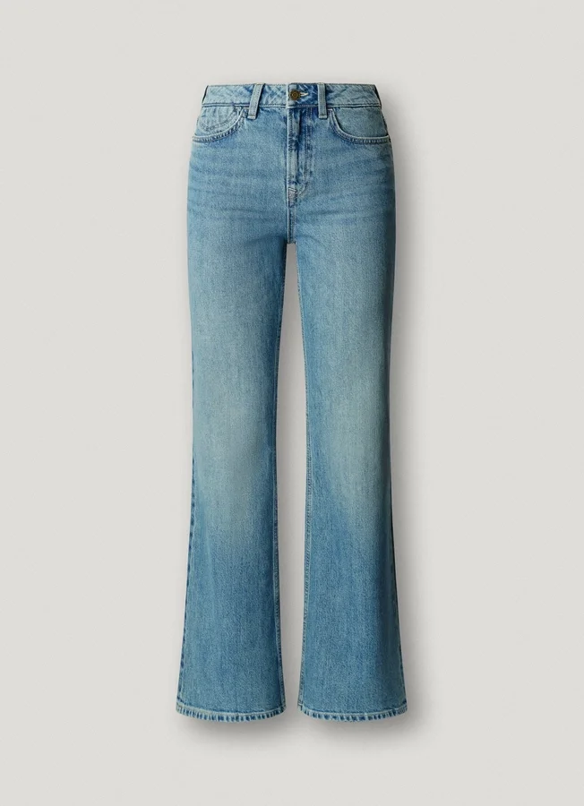 Jeans mit hoher Leibhöhe und ausgestelltem Schnitt – Willa Jeans mit hoher Leibhöhe und ausgestelltem Schnitt – Willa