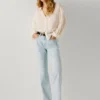 Jeans mit hoher Leibhöhe und geradem Schnitt – Robyn