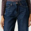 Jeans mit hoher Leibhöhe und geradem Schnitt – Robyn Jeans mit hoher Leibhöhe und geradem Schnitt – Robyn