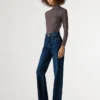 Jeans mit hoher Leibhöhe und geradem Schnitt – Robyn Jeans mit hoher Leibhöhe und geradem Schnitt – Robyn