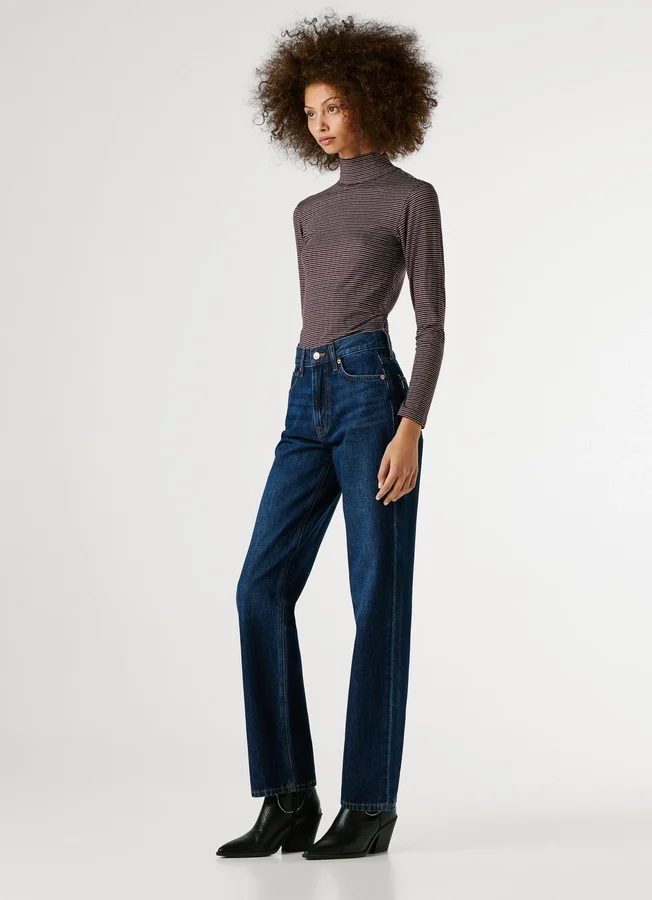 Jeans mit hoher Leibhöhe und geradem Schnitt – Robyn Jeans mit hoher Leibhöhe und geradem Schnitt – Robyn