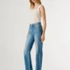 Jeans mit hoher Leibhöhe und geradem Schnitt – Robyn