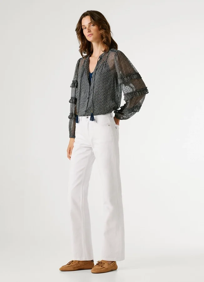 Jeans mit hoher Leibhöhe und geradem Schnitt – Robyn Jeans mit hoher Leibhöhe und geradem Schnitt – Robyn
