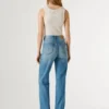Jeans mit hoher Leibhöhe und geradem Schnitt – Robyn