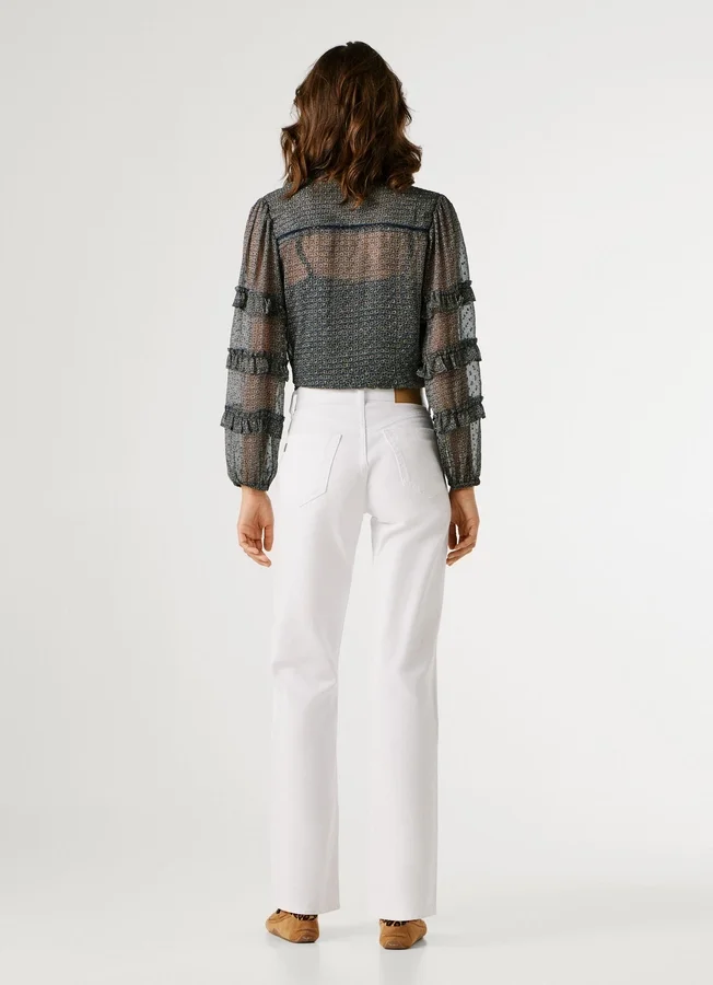 Jeans mit hoher Leibhöhe und geradem Schnitt – Robyn Jeans mit hoher Leibhöhe und geradem Schnitt – Robyn