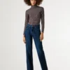 Jeans mit hoher Leibhöhe und geradem Schnitt – Robyn Jeans mit hoher Leibhöhe und geradem Schnitt – Robyn