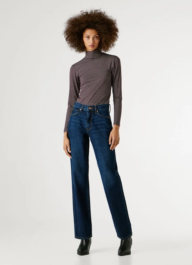 Jeans mit hoher Leibhöhe und geradem Schnitt – Robyn Jeans mit hoher Leibhöhe und geradem Schnitt – Robyn