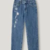 Jeans mit hoher Leibhöhe und geradem Schnitt – Robyne