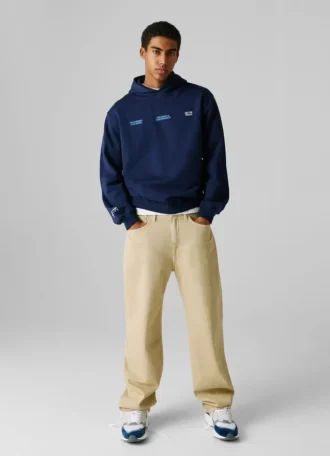 Jeans mit hoher Leibhöhe und lockerer Passform