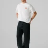 Jeans mit hoher Leibhöhe und lockerer Passform