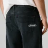 Jeans mit hoher Leibhöhe und lockerer Passform