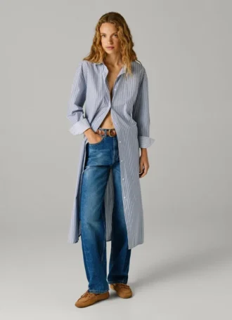 Jeans mit hoher Taille und geradem Schnitt – Eden