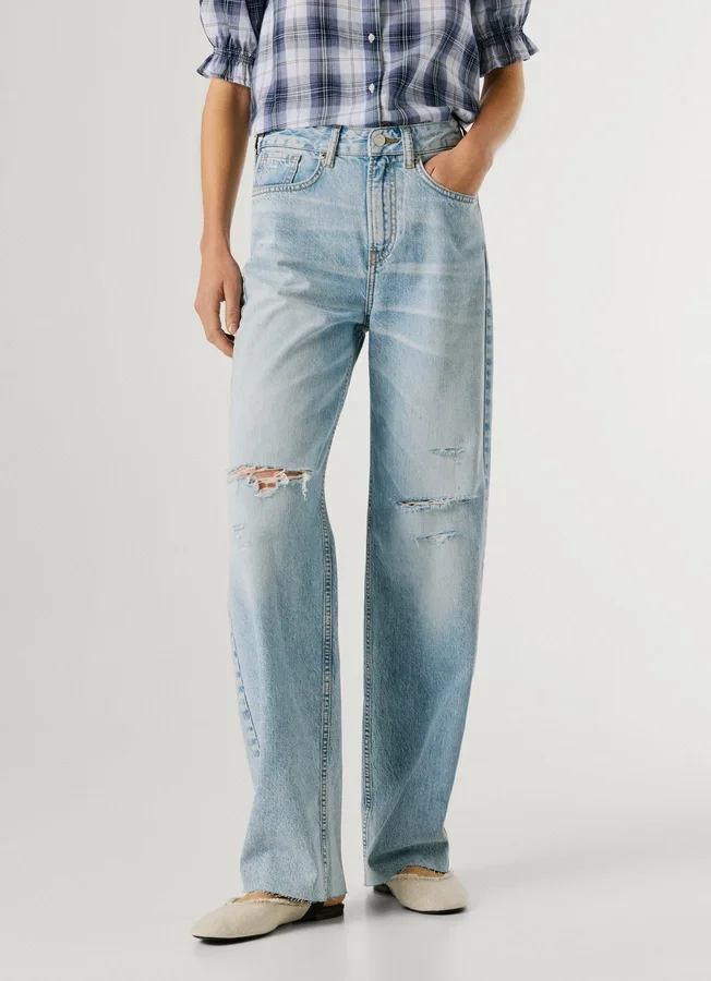 Jeans mit hoher Taille und geradem Schnitt – Eden Jeans mit hoher Taille und geradem Schnitt – Eden