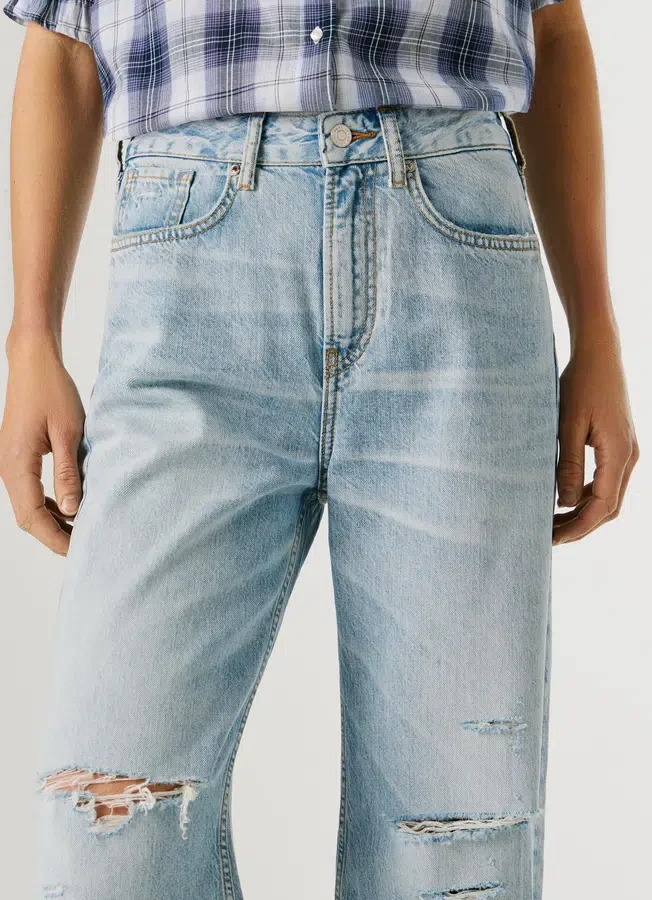 Jeans mit hoher Taille und geradem Schnitt – Eden Jeans mit hoher Taille und geradem Schnitt – Eden