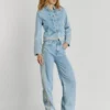 Jeans mit hoher Taille und geradem Schnitt – Eden Jeans mit hoher Taille und geradem Schnitt – Eden