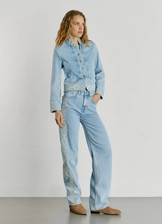 Jeans mit hoher Taille und geradem Schnitt – Eden Jeans mit hoher Taille und geradem Schnitt – Eden