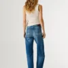 Jeans mit hoher Taille und geradem Schnitt – Eden